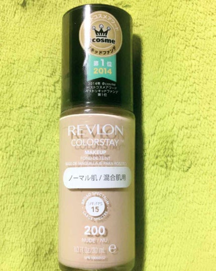 カラーステイ メイクアップ/REVLON/リキッドファンデーションを使ったクチコミ(1枚目)