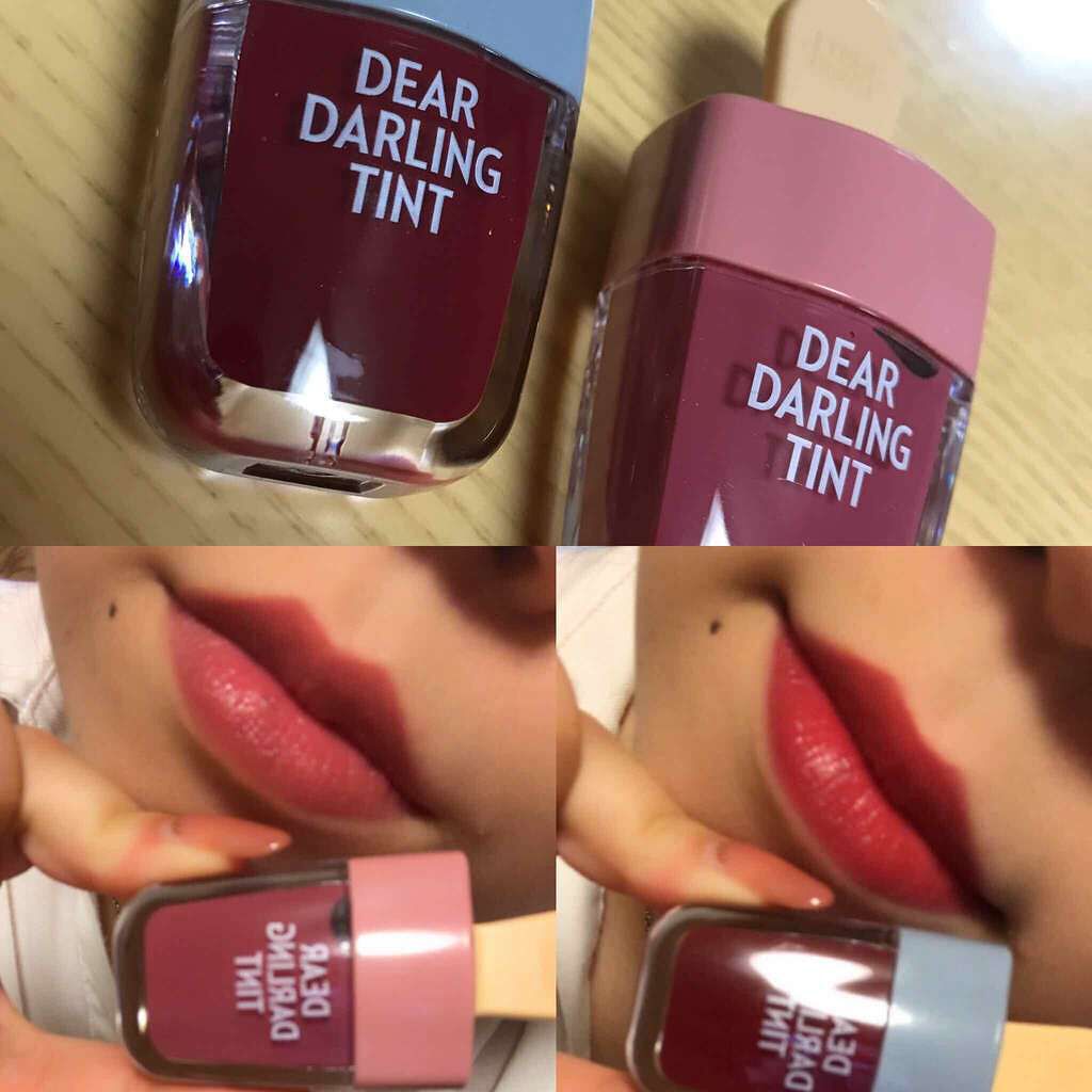 ディアダーリン ウォータージェルティント (アイスティント)/ETUDE/口紅を使ったクチコミ(1枚目)