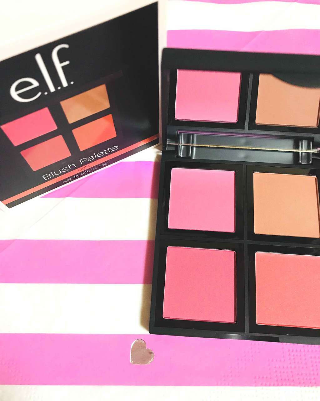 ブラッシュパレット/e.l.f. Cosmetics/パウダーチークを使ったクチコミ(1枚目)
