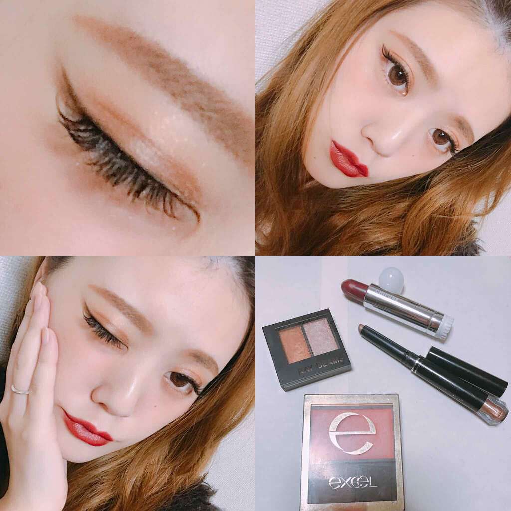 スキニーリッチチーク/excel/パウダーチークを使ったクチコミ(1枚目)