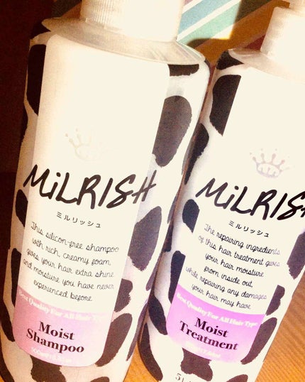 ミルリッシュ シルキーシャンプー/トリートメント/5LANC/市販シャンプーを使ったクチコミ(1枚目)