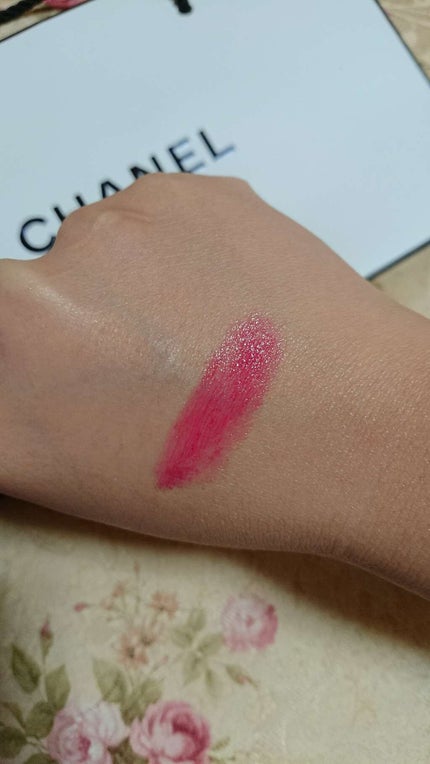 ルージュ ココ シャイン 118 エナジー/CHANEL/口紅を使ったクチコミ(2枚目)