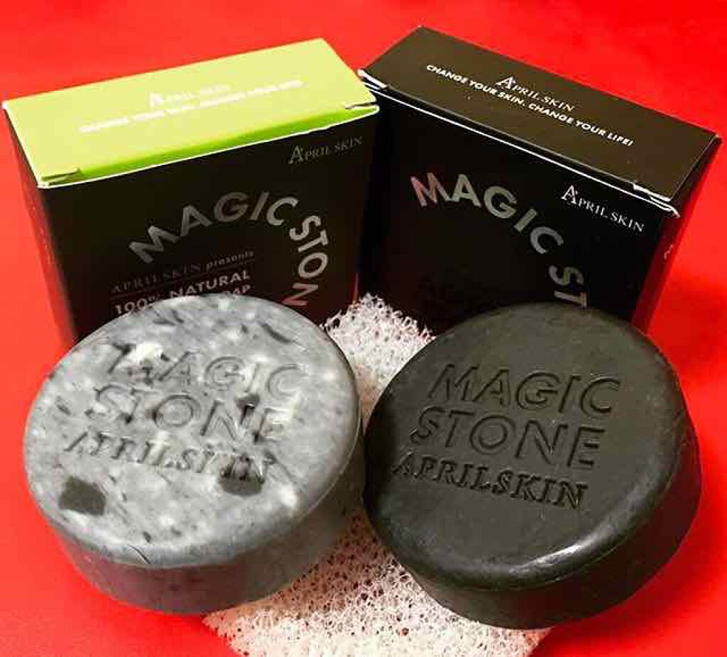 マジックストーン/APRILSKIN/洗顔石鹸を使ったクチコミ(1枚目)