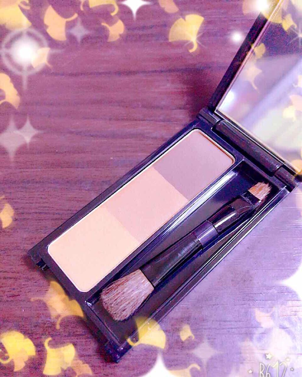 3カラーアイブロウパレット/エンジェルハート/パウダーアイブロウを使ったクチコミ(2枚目)