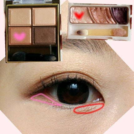 トーンアップアイシャドウ/CEZANNE/アイシャドウパレットを使ったクチコミ(3枚目)