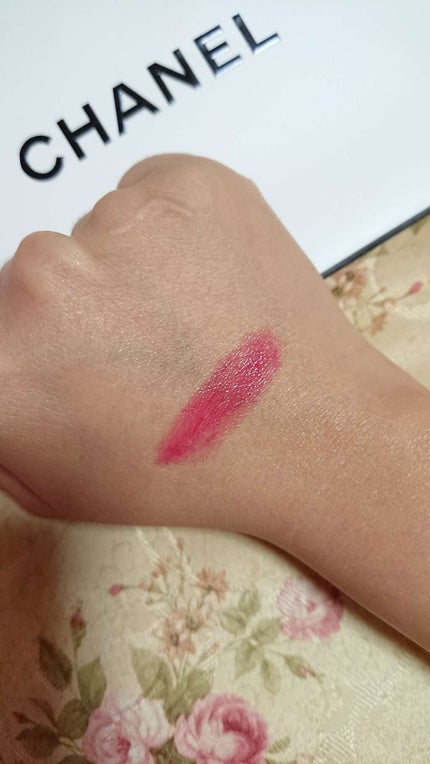 ルージュ ココ シャイン 118 エナジー/CHANEL/口紅を使ったクチコミ(3枚目)