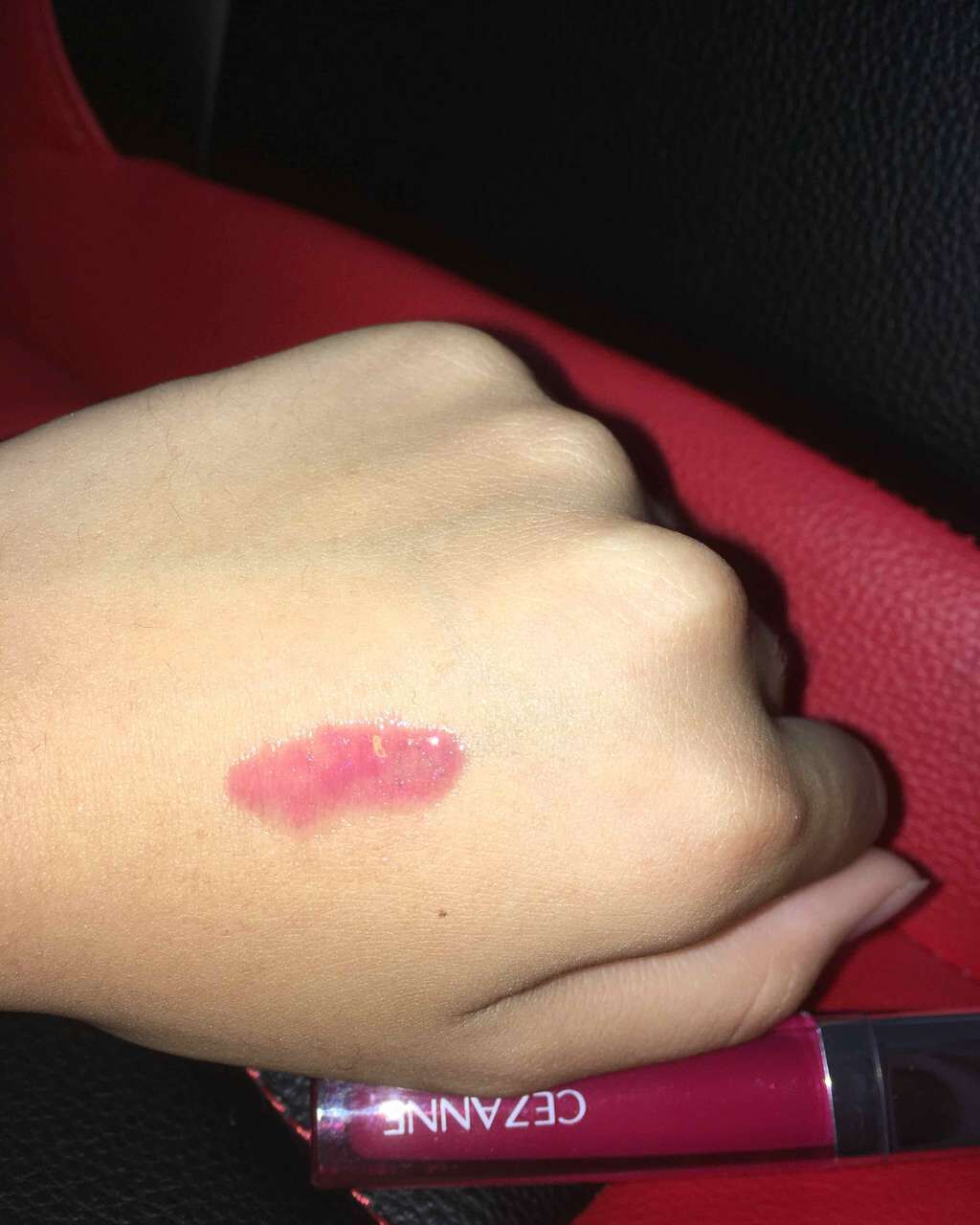 ジェルグロスリップ/CEZANNE/リップグロスを使ったクチコミ(3枚目)