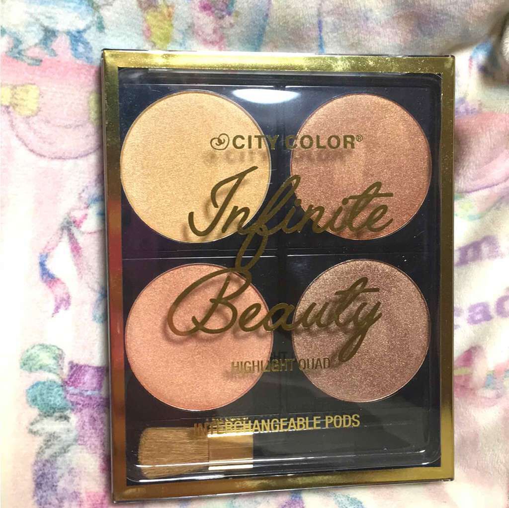 インテンスブラッシュクアッド/CITY COLOR/パウダーチークを使ったクチコミ(1枚目)