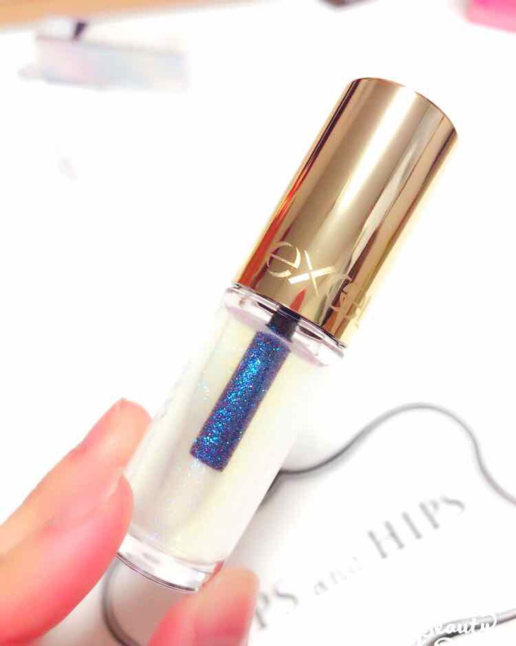 リップケアオイル/excel/リップグロスを使ったクチコミ(2枚目)