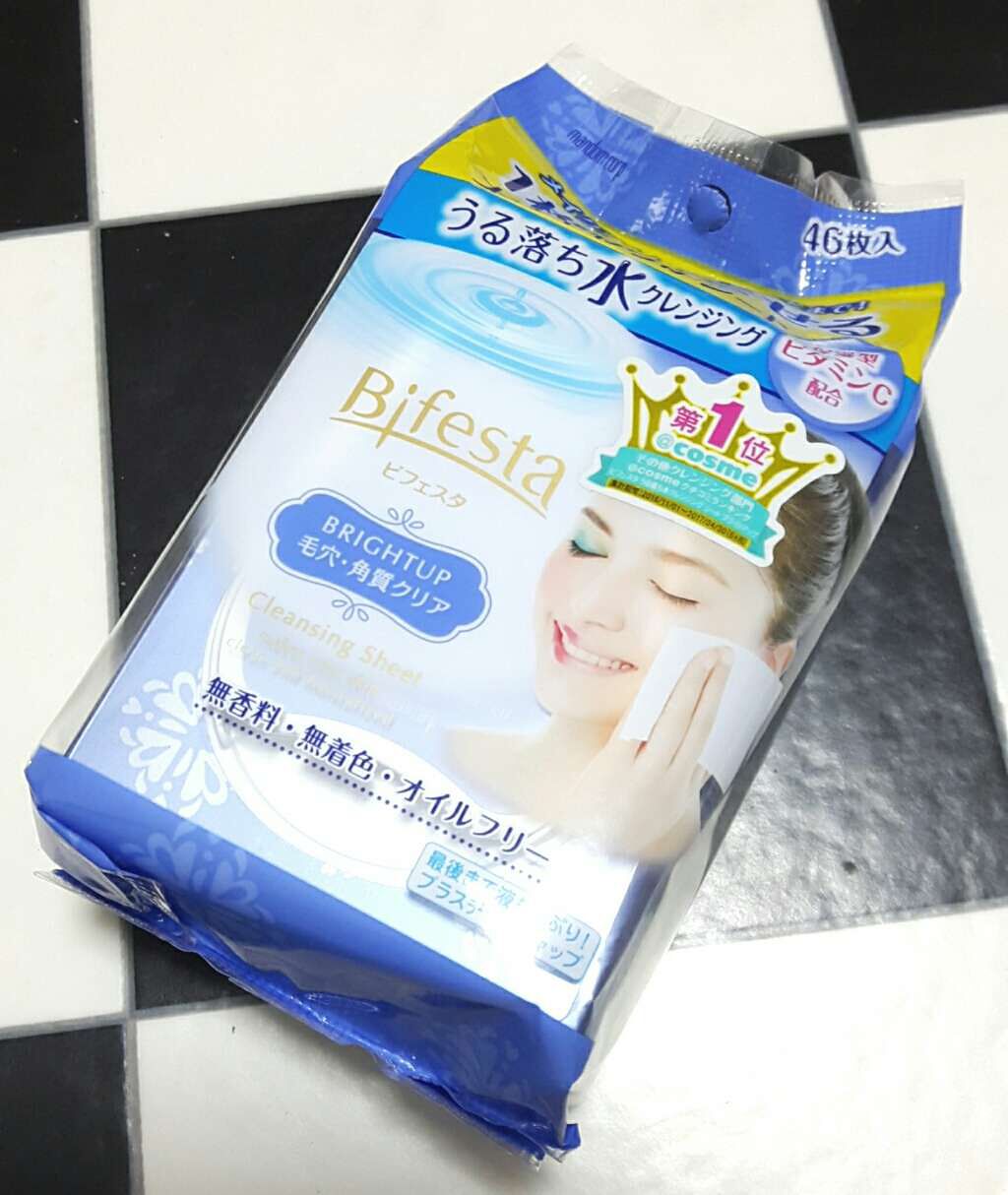 ミセラークレンジングシート ブライトアップ/ビフェスタ/クレンジングシートを使ったクチコミ(1枚目)
