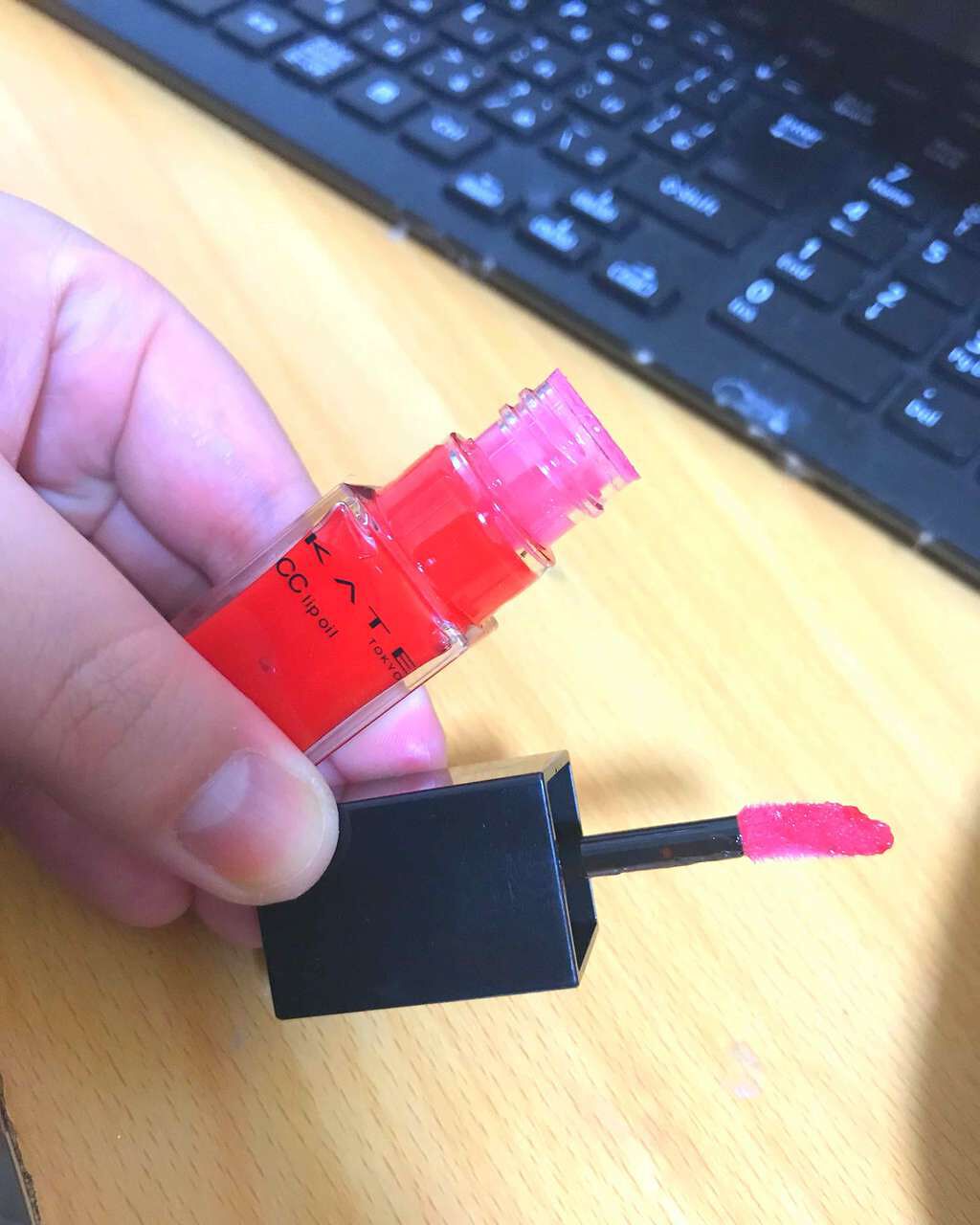 CCリップオイル/KATE/リップグロスを使ったクチコミ(1枚目)
