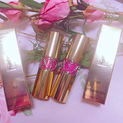 ルージュ ヴォリュプテ シャイン/YVES SAINT LAURENT BEAUTE/口紅を使ったクチコミ(1枚目)