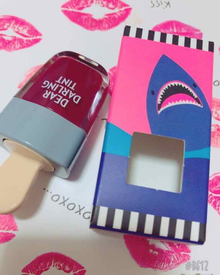 ディアダーリン ウォータージェルティント (アイスティント)/ETUDE/口紅を使ったクチコミ(3枚目)