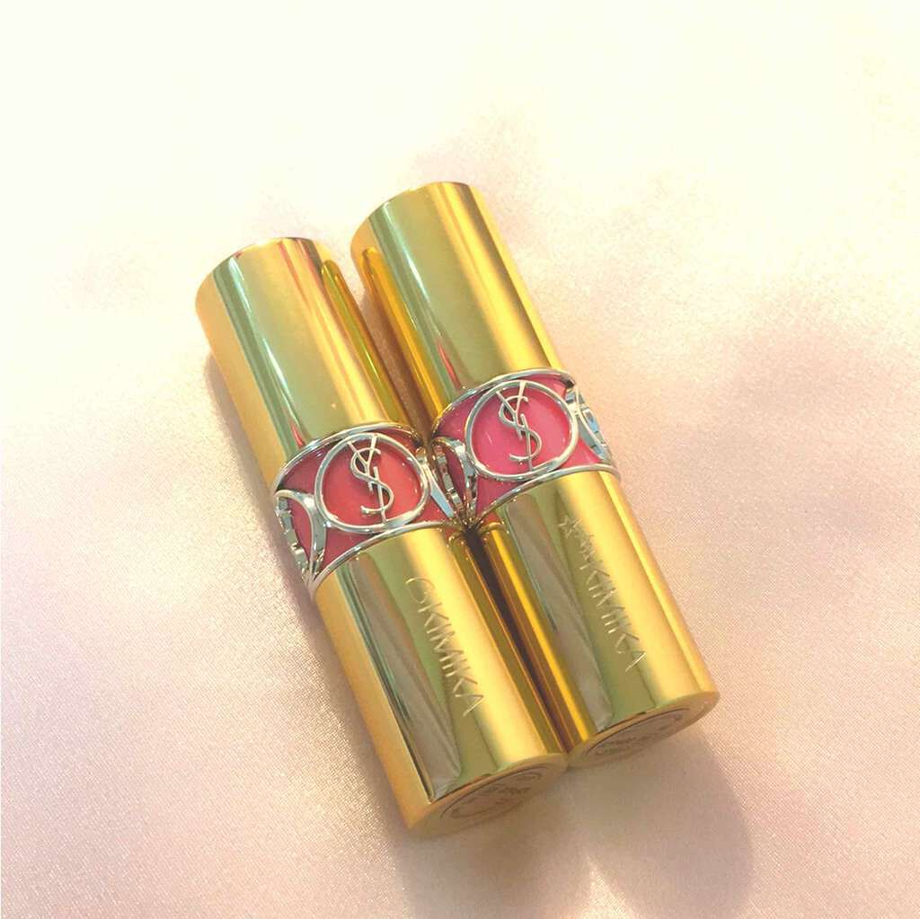 ルージュ ヴォリュプテ シャイン/YVES SAINT LAURENT BEAUTE/口紅を使ったクチコミ(1枚目)