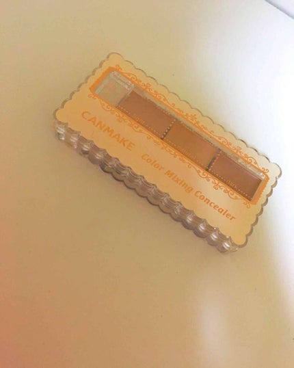 カラーミキシングコンシーラー/キャンメイク/パレットコンシーラーを使ったクチコミ(2枚目)