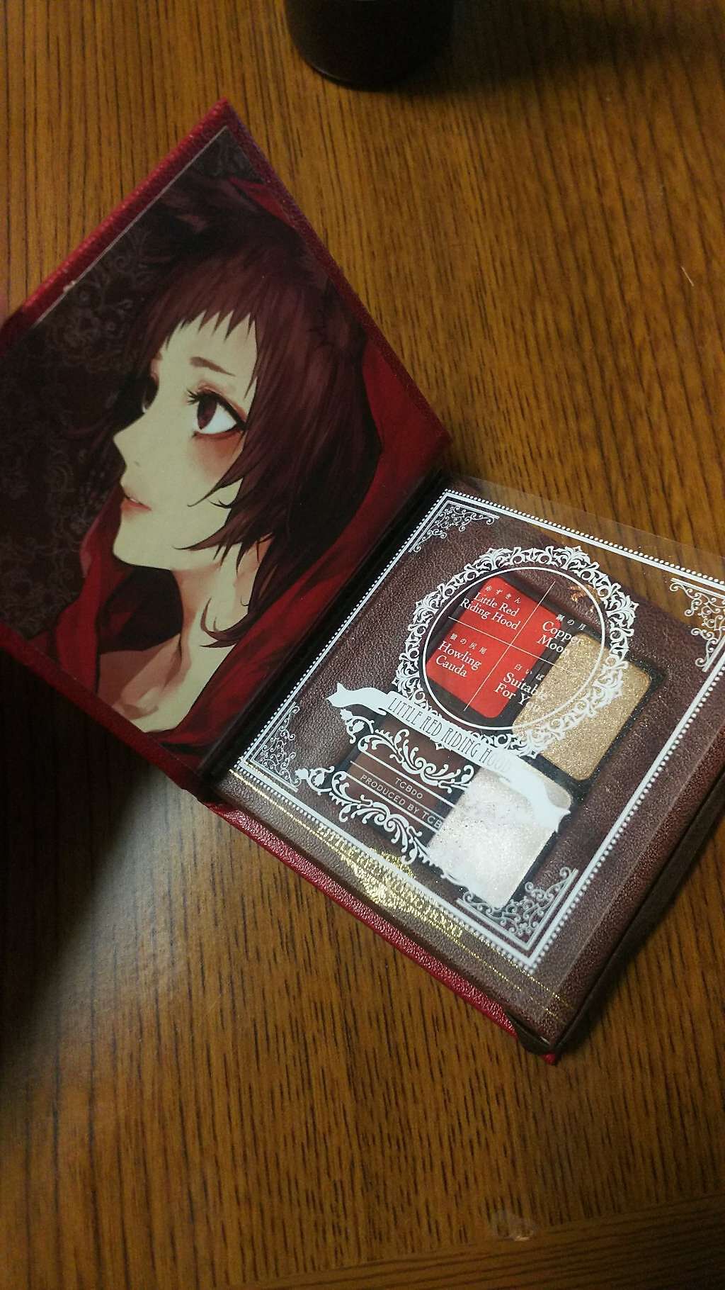 【TCB堂】童話モチーフコスメ「赤ずきん」/cosme play/アイシャドウパレットを使ったクチコミ(3枚目)