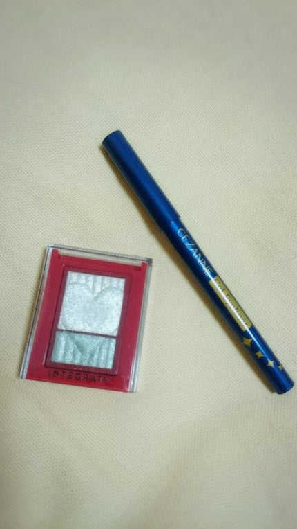 ジェルアイライナー 40 ネイビー/CEZANNE/ジェルアイライナーを使ったクチコミ(1枚目)