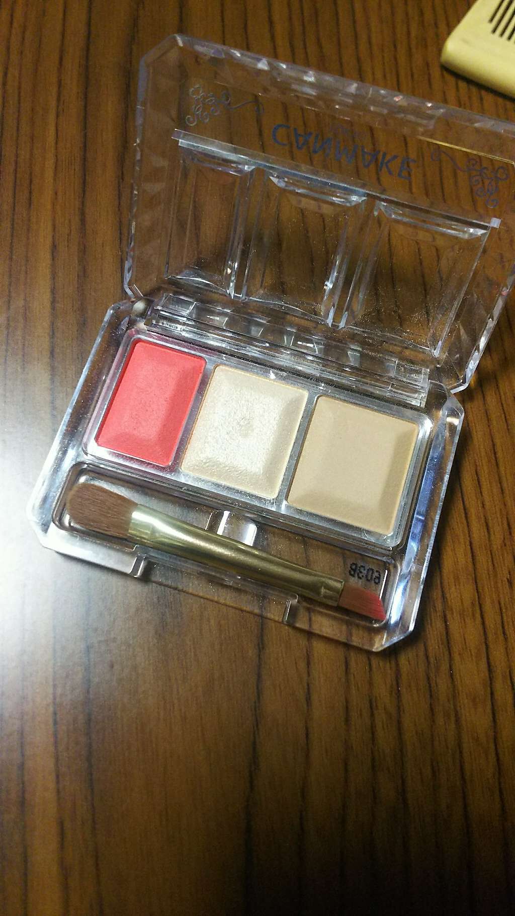 シークレットカラーアイズ/キャンメイク/アイシャドウパレットを使ったクチコミ(3枚目)