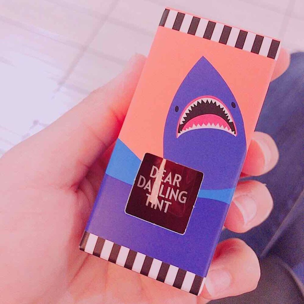 ディアダーリン ウォータージェルティント (アイスティント)/ETUDE/口紅を使ったクチコミ(2枚目)