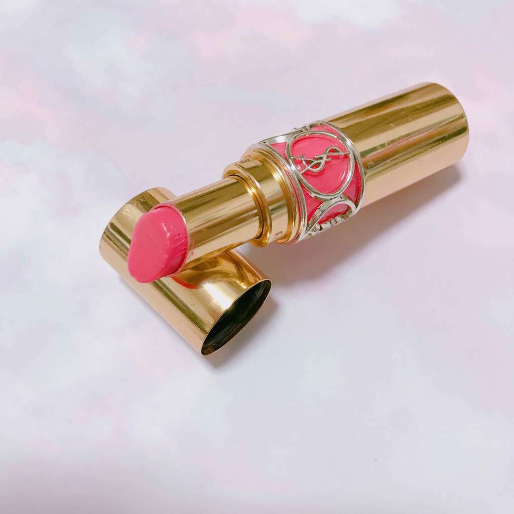 ルージュ ヴォリュプテ シャイン/YVES SAINT LAURENT BEAUTE/口紅を使ったクチコミ(1枚目)