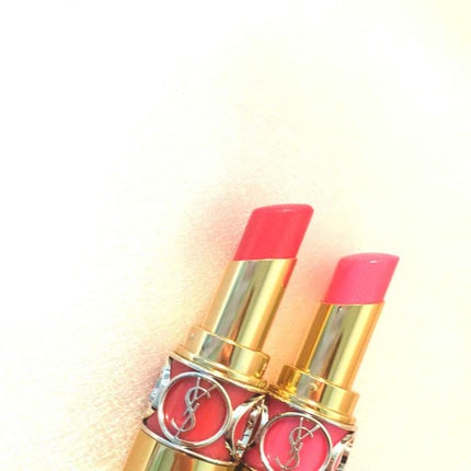 ルージュ ヴォリュプテ シャイン/YVES SAINT LAURENT BEAUTE/口紅を使ったクチコミ(2枚目)