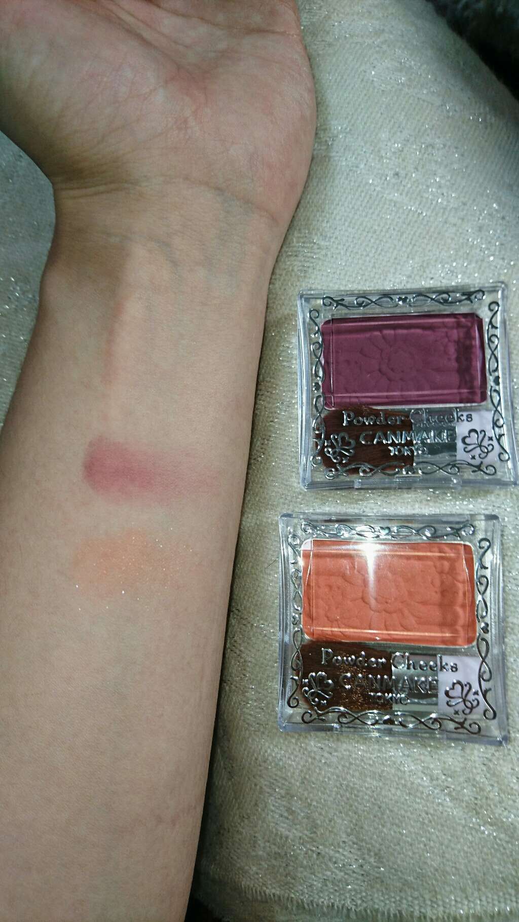 【旧品】パウダーチークス/キャンメイク/パウダーチークを使ったクチコミ(1枚目)