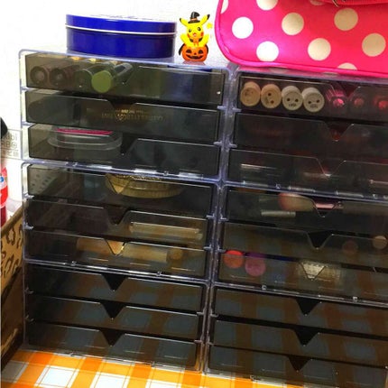 3段式クリアーケース/DAISO/その他化粧小物を使ったクチコミ(1枚目)