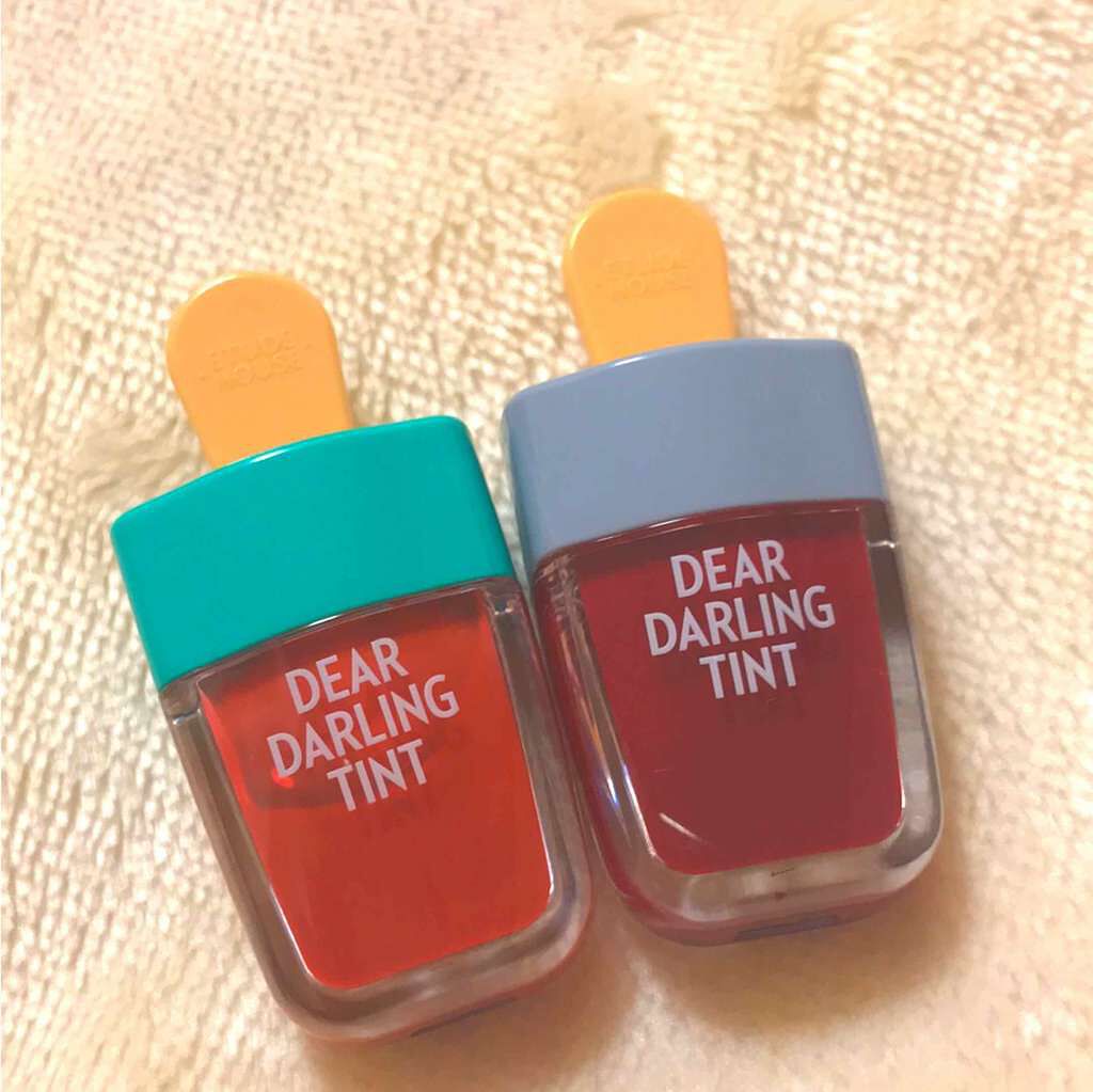 ディアダーリン ウォータージェルティント (アイスティント)/ETUDE/口紅を使ったクチコミ(1枚目)