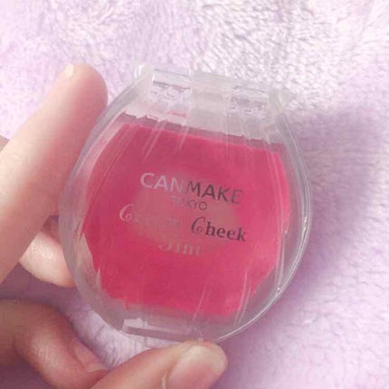 クリームチーク ティント/キャンメイク/ジェル・クリームチークを使ったクチコミ(1枚目)