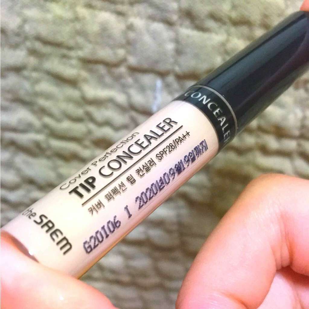 カバーパーフェクション チップコンシーラー/the SAEM/リキッドコンシーラーを使ったクチコミ(1枚目)