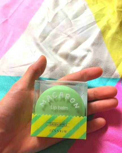 マカロンリップバーム/It's skin/リップバームを使ったクチコミ(1枚目)