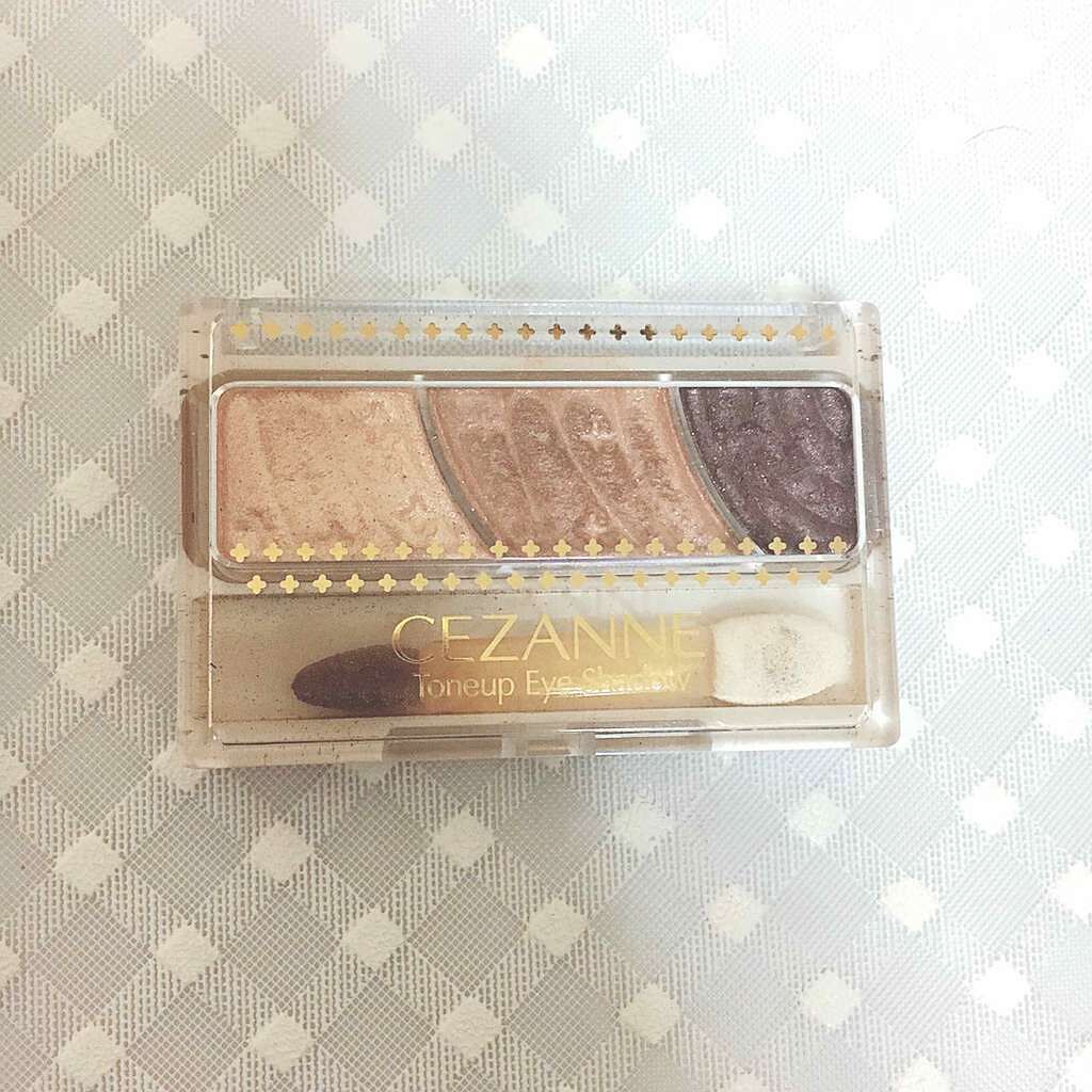 トーンアップアイシャドウ/CEZANNE/アイシャドウパレットを使ったクチコミ(1枚目)