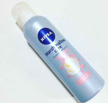 #NIVEA
マシュマロケアボディムース
シルキーフラワー🌸

まいやん宣伝なので購入。
髪につけるムースの匂いが…
あまり好きな匂いじゃない笑

ふわふわ塗り心地は良くて、べとつかない！その分、保湿し