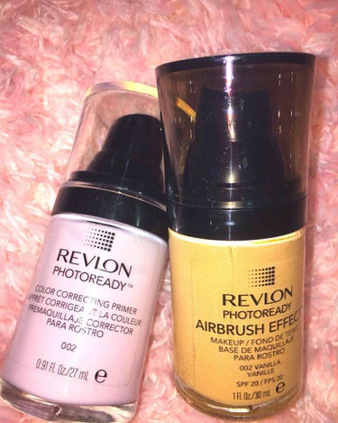 フォトレディ エアブラッシュ エフェクト メイクアップ/REVLON/リキッドファンデーションを使ったクチコミ（1枚目）