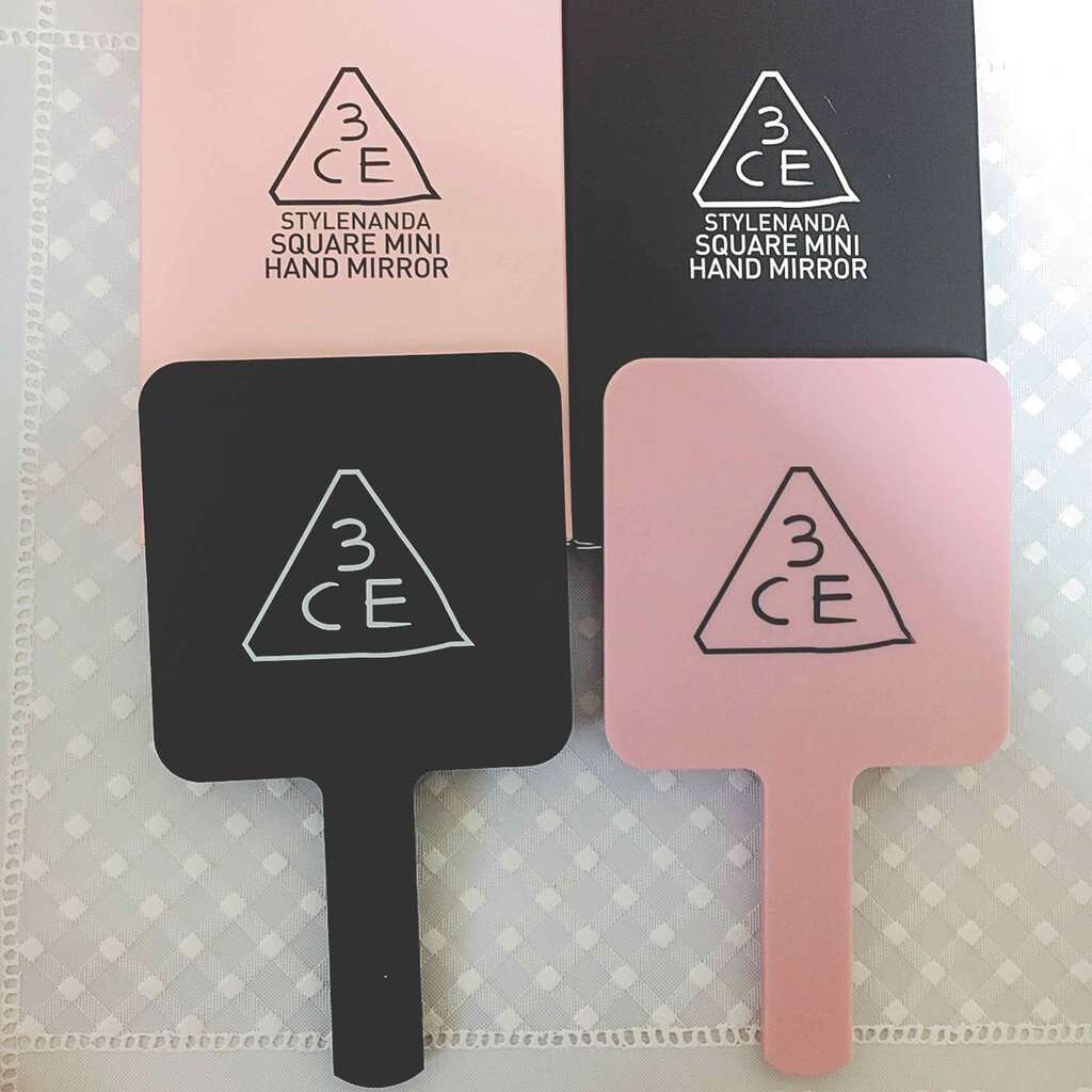 3CE スクエア ミニ ハンドミラー/3CE/その他化粧小物を使ったクチコミ(2枚目)