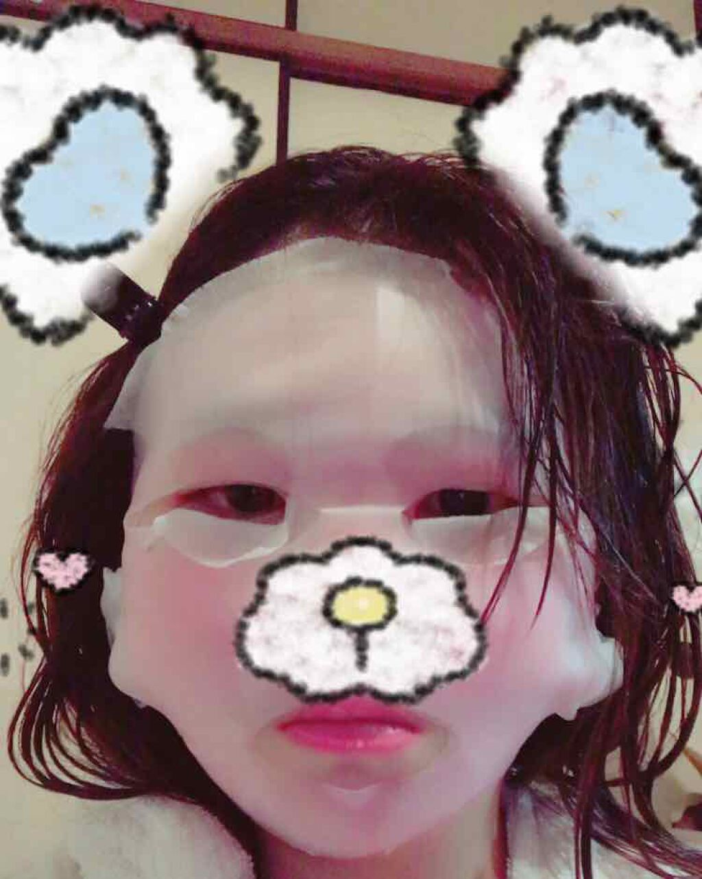 シリコーン潤マスク 3D/DAISO/その他スキンケアグッズを使ったクチコミ(2枚目)