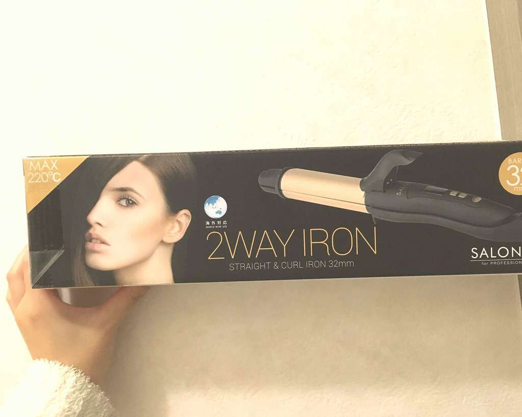SALONIA 2WAYヘアアイロン/SALONIA/その他ヘアアイロンを使ったクチコミ(2枚目)