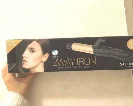 SALONIA 2WAYヘアアイロン/SALONIA/その他ヘアアイロンを使ったクチコミ(2枚目)