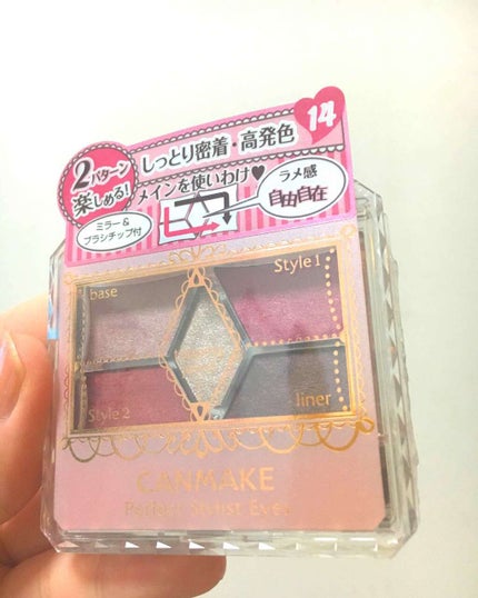 【旧品】パーフェクトスタイリストアイズ/キャンメイク/アイシャドウパレットを使ったクチコミ(1枚目)