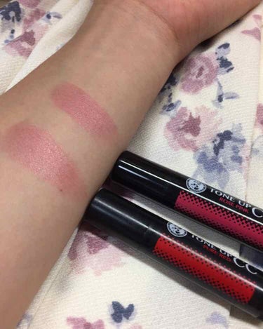 メンソレータム ウォーターリップ トーンアップCCのクチコミ「メンソレータム TONE UP CC
✬PURE RED
✬ROSE PINK

最近、私が学.....」（3枚目）