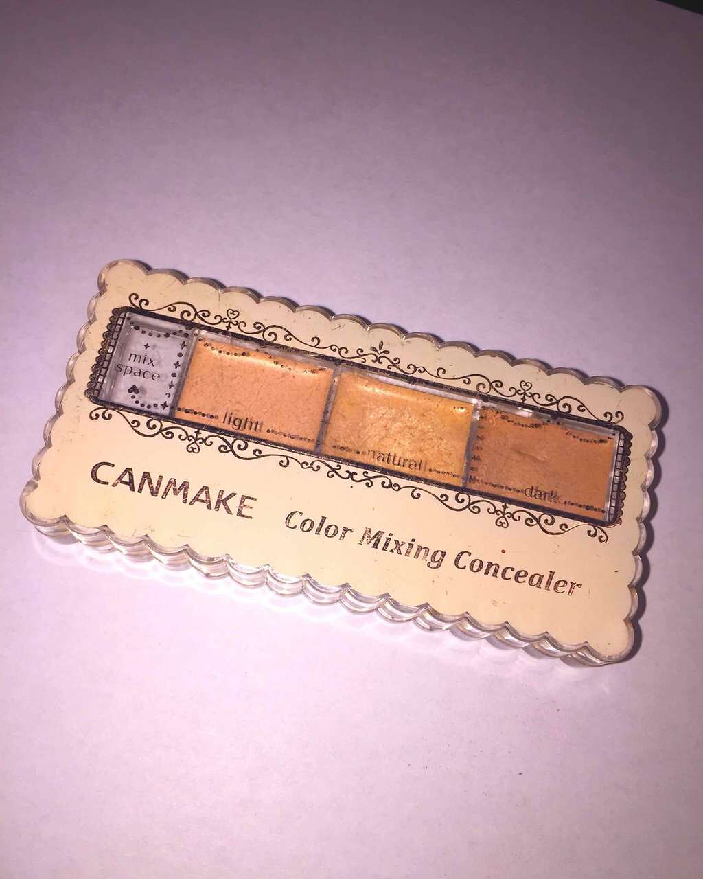 カラーミキシングコンシーラー/キャンメイク/パレットコンシーラーを使ったクチコミ（1枚目）