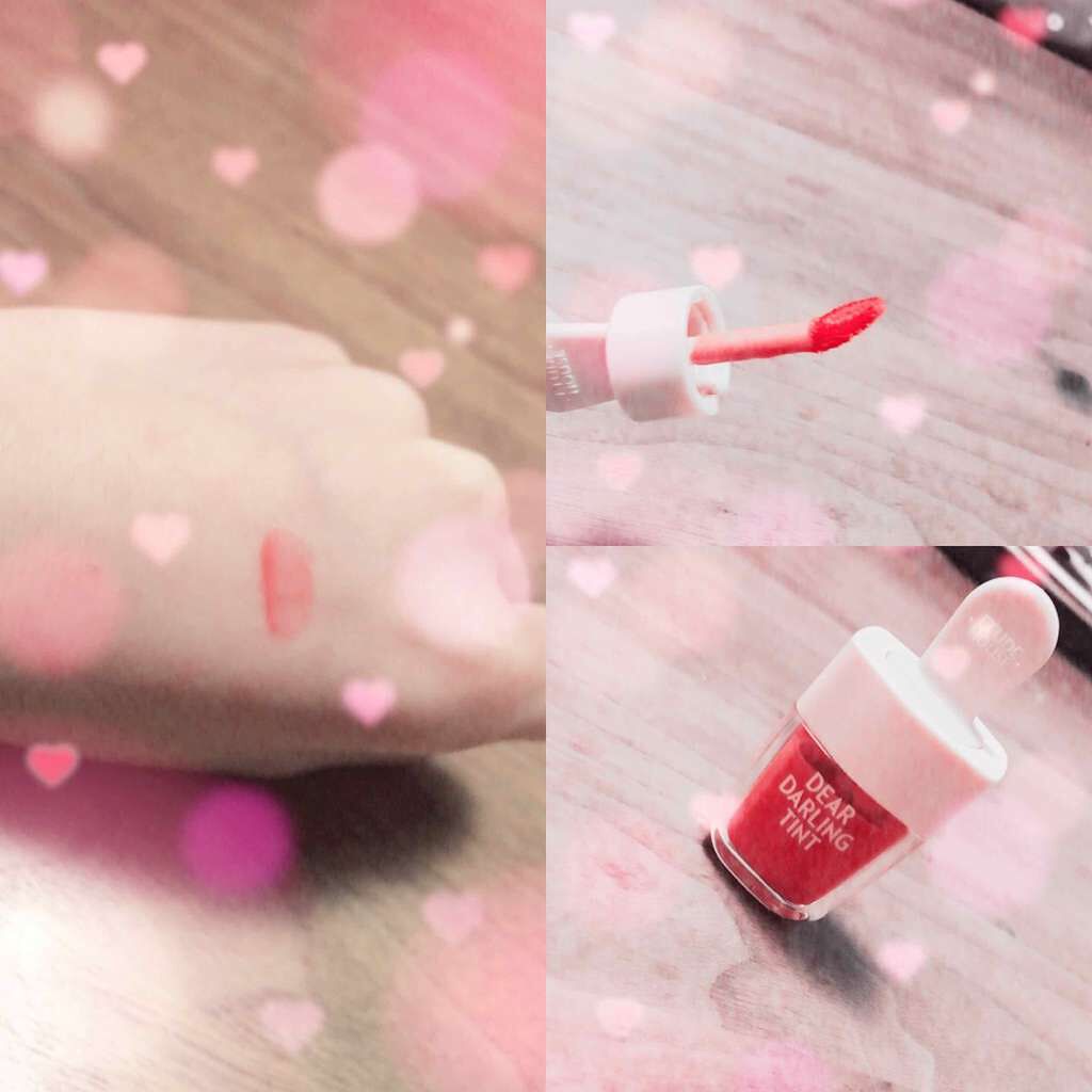 ディアダーリン ウォータージェルティント (アイスティント)/ETUDE/口紅を使ったクチコミ(1枚目)