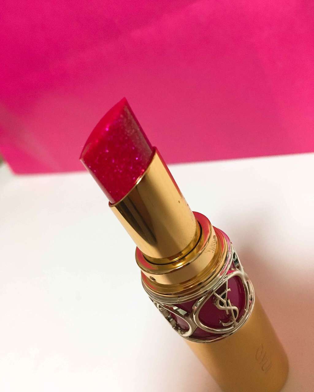 ルージュ ヴォリュプテ シャイン/YVES SAINT LAURENT BEAUTE/口紅を使ったクチコミ(2枚目)