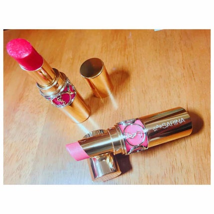 ルージュ ヴォリュプテ シャイン/YVES SAINT LAURENT BEAUTE/口紅を使ったクチコミ(1枚目)