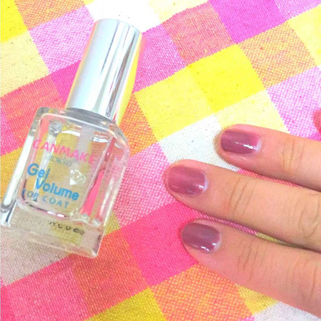 ジェルボリュームトップコート/キャンメイク/ネイルトップコートを使ったクチコミ(2枚目)