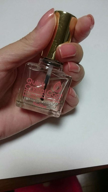 クイッククリスタルコート/ネイリスト/ネイルトップコートを使ったクチコミ(1枚目)