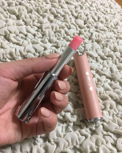 GIVENCHY ルージュ・パーフェクトのクチコミ「ジバンシィ ルージュパーフェクト 
01パーフェクトピンク
細いスティックで塗りやすく、こち.....」(1枚目)