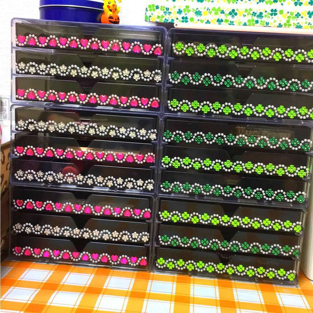 3段式クリアーケース/DAISO/その他化粧小物を使ったクチコミ（1枚目）