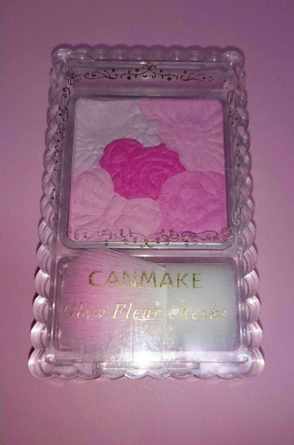 グロウフルールチークス/キャンメイク/パウダーチークを使ったクチコミ(1枚目)