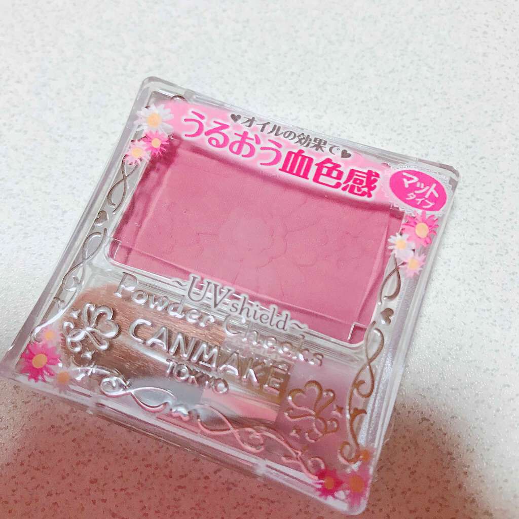 【旧品】パウダーチークス/キャンメイク/パウダーチークを使ったクチコミ（1枚目）